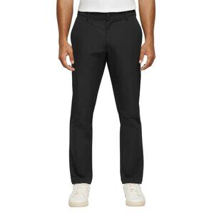 NEW Banana Republic Men's 40x30 Flat Front Pants Black 100% Polyester